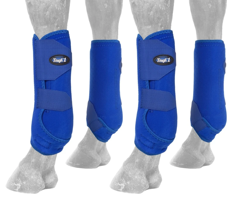 Tough 1 Extreme Vented Sport Boots Set, Royal Blue, Small