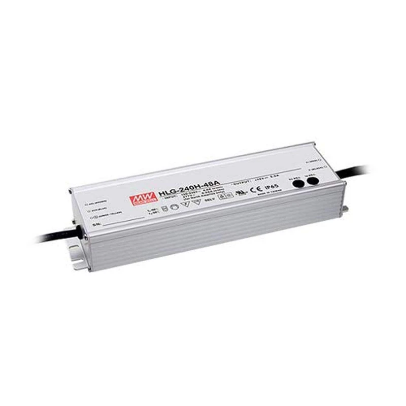 Mean Well HLG-240H-12A AC-DC Single Output LED Driver, Mix Mode with PFC