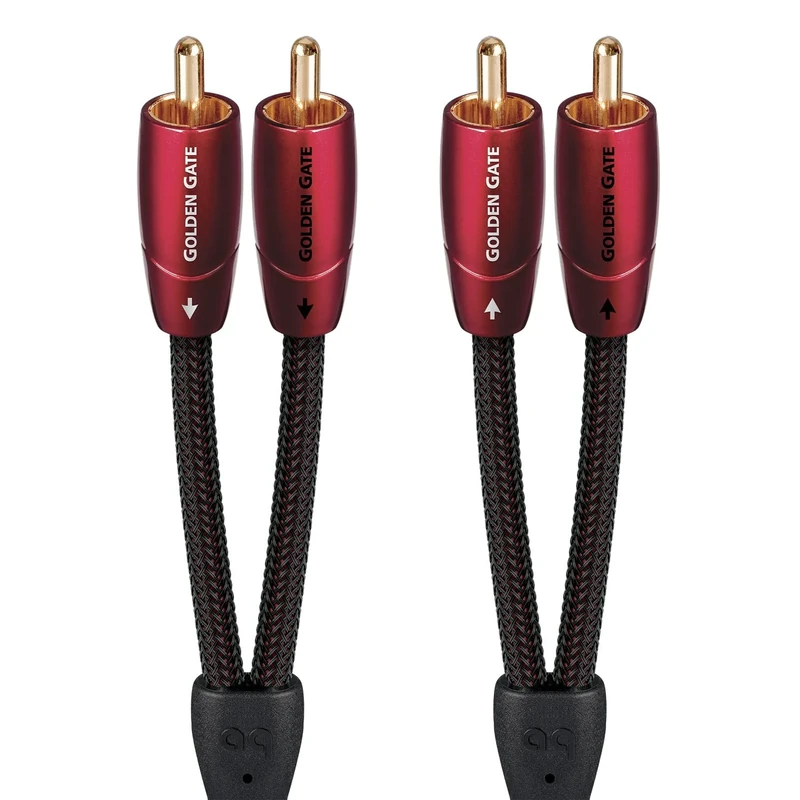 Audioquest Golden Gate Pair of Phono Cables 1.5 Metres