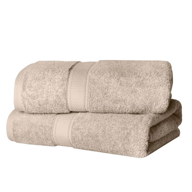 Home City, 100% Cotton, Towel Set, Stone - Towel