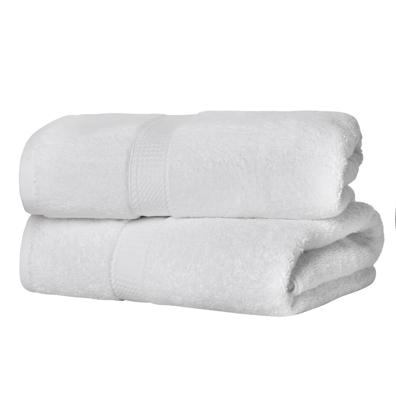 Home City, 100% Cotton, Towel Set, White - Towel
