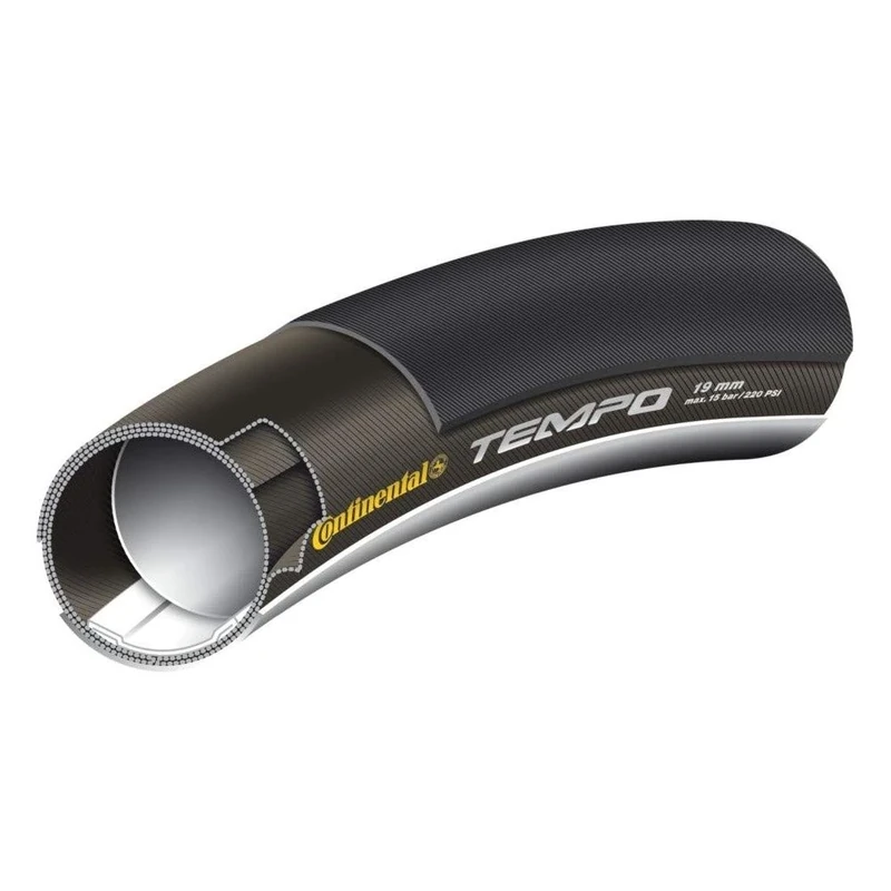 Continental Tempo II Bike Tire, Black, 28-Inch x 19mm