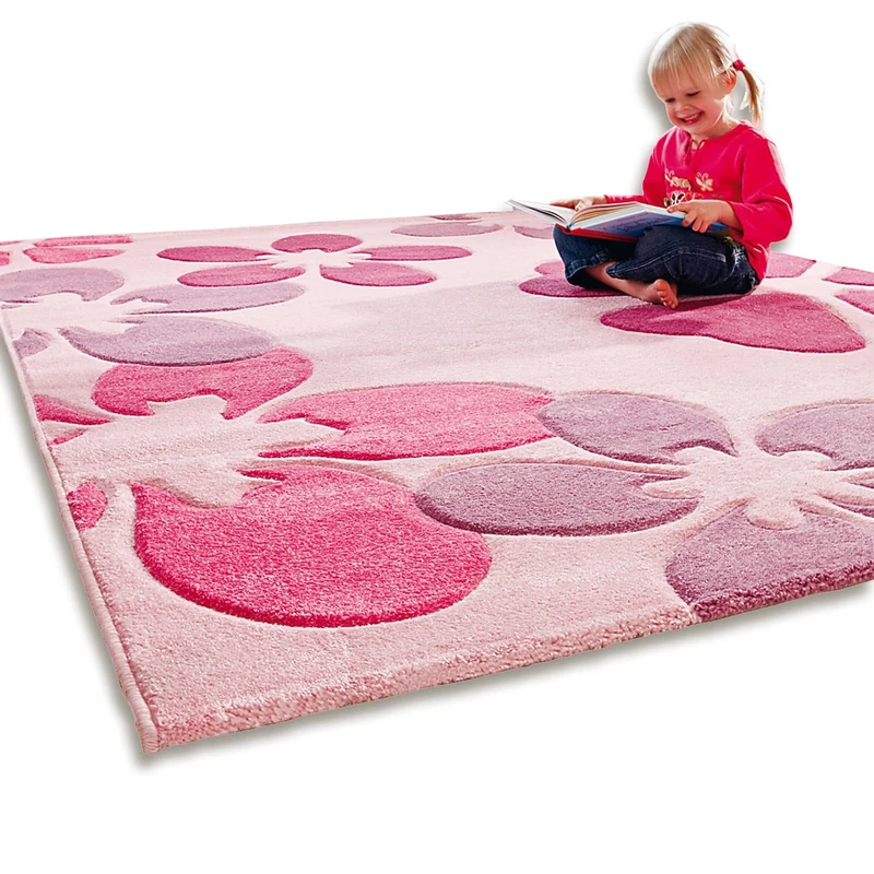 Luxor Living 798971 Flair Carving Rug 6127 80 x 150 CM light pink