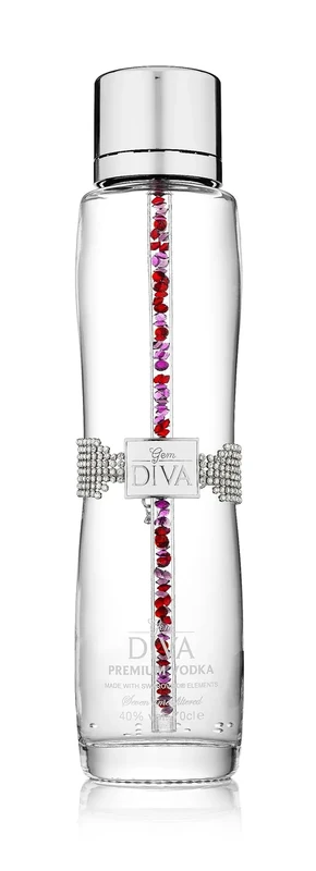 Gem Diva Vodka with Swarovski® Crystals, 70cl