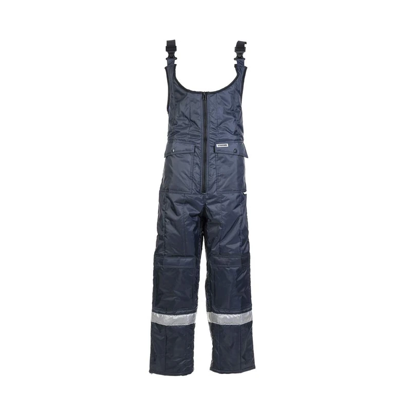 Planam 5133056 Size X-Large "Deep-Freeze Storage" Dungarees - Marine/Royal Blue