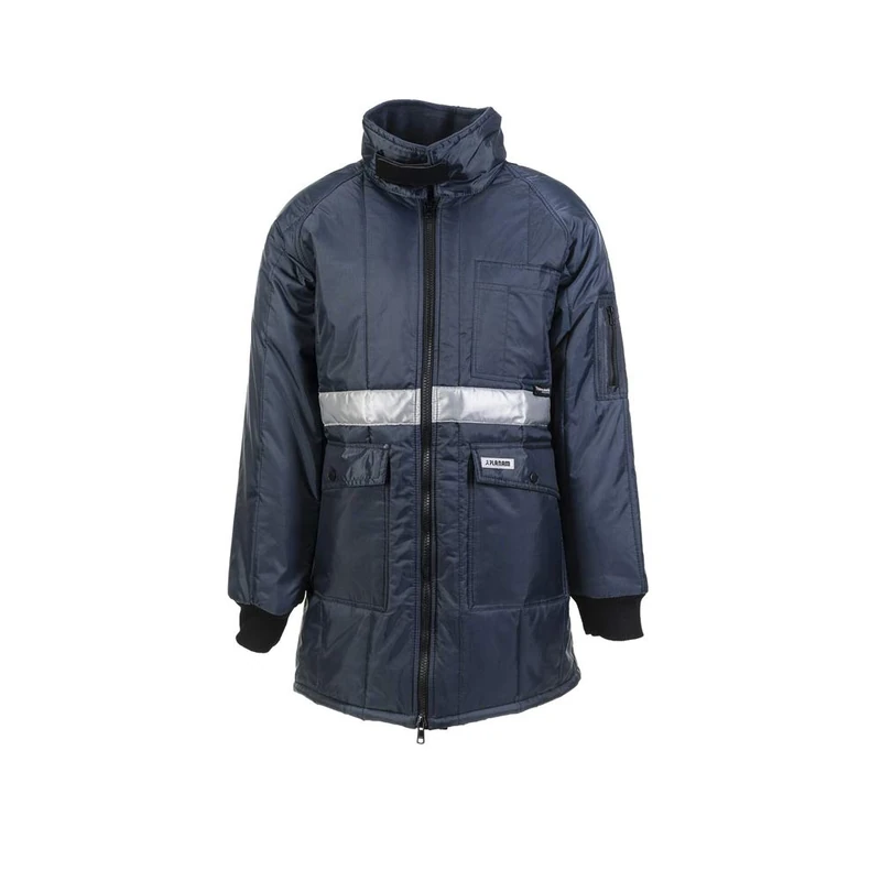 Planam 5131048 Size Medium "Deep-Freeze Storage" Parka - Marine/Royal Blue