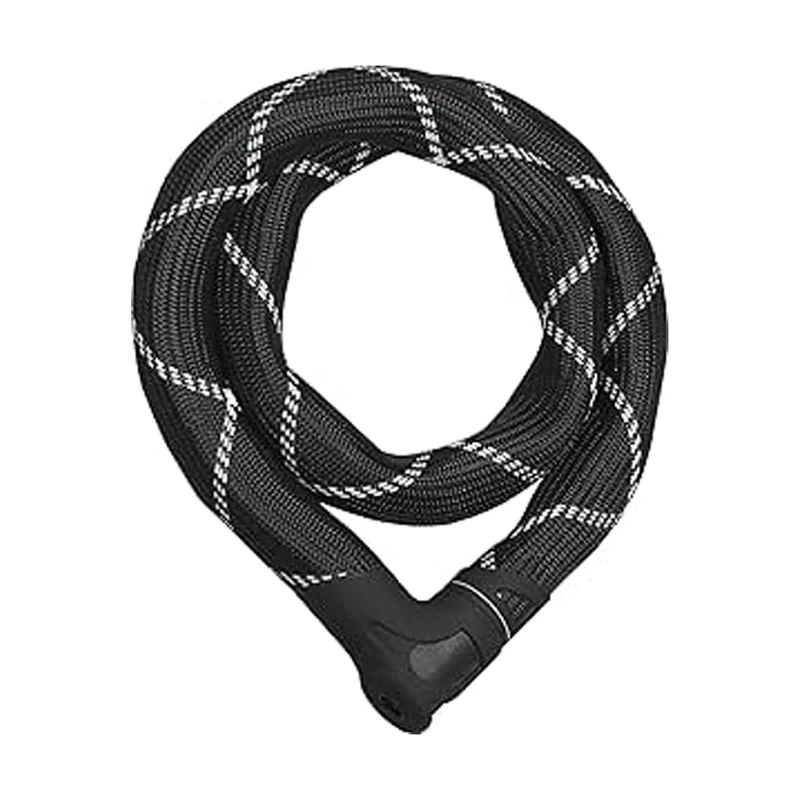 ABUS chain lock Iven Chain 8210 - bicycle lock made of hardened steel - with synthetic fibre coating - security level 10