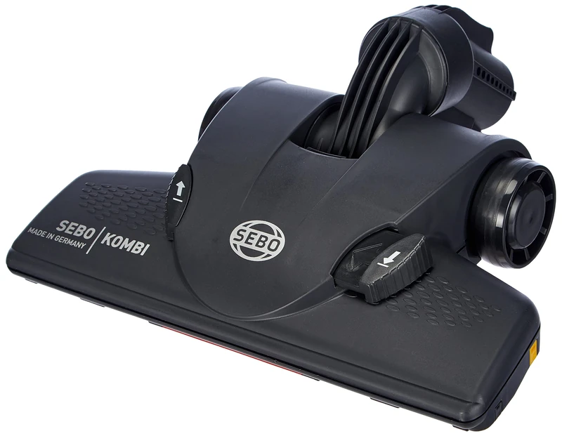 Sebo 7260GS Combination Floor Nozzle for Sebo Felix, Airbelt K, Airbelt D and Airbelt C with Versatile Tilt and Turn Joint, Grey/Black - Image 1