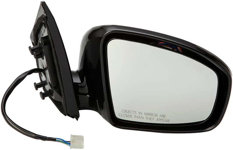 Dorman 955-866 Passenger Side Power Door Mirror - Heated/Folding for Select Nissan Models, Black