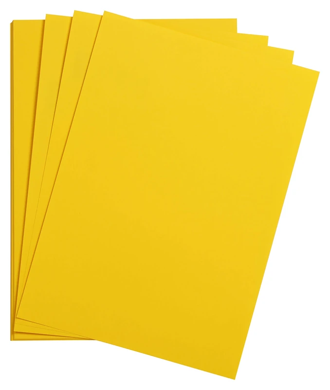Clairefontaine - Ref 97893C - Maya Coloured Smooth Drawing Paper (Pack of 50 Sheets) - 120gsm Paper - A1 (84 x 59.4cm) - Sun Yellow Colour - Deep Dyed, Acid Free, pH Neutral