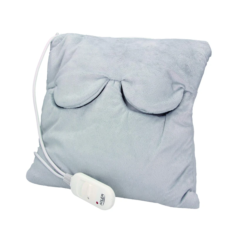 Adler AD7403 Electric Heating Pad for Neck Neck Back Lumbar Temperature Control with Control, Washable, 38 x 38 cm, 80 W