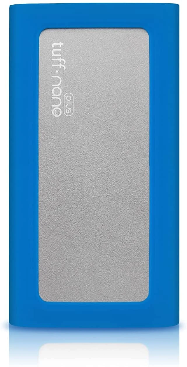 CalDigit Tuff Nano Plus 2TB - Compact Rugged IP67 USB-C 3.2 Gen 2 10Gb/s External NVME SSD, Compatible with Thunderbolt 4 Mac and PC, Up to 1055MB/s (2TB Nano Plus, Royal Blue)