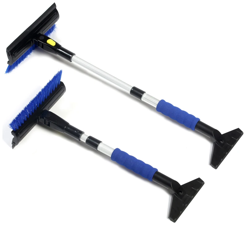 IWH 886001 Ice Scraper with Telescopic Snow Broom 66 cm