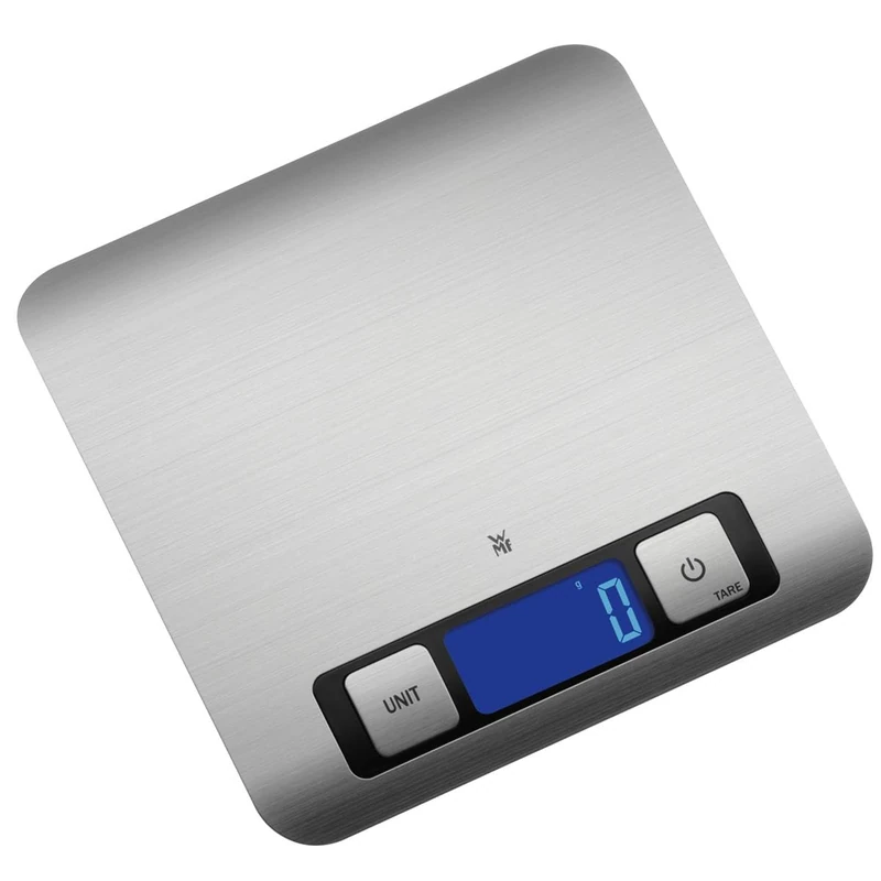 WMF 608716030 Kitchen Scale, Stainless Steel, Silver, 3.4 x 37 x 8.1 cm