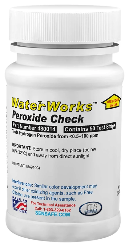Industrial Test Systems Waterworks Peroxide Check Strips - 50ct - Image 1