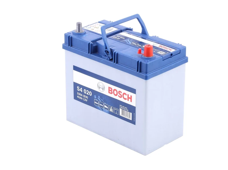 Bosch S4020 Car Battery - 45Ah 330A 12V Lead-Acid Battery