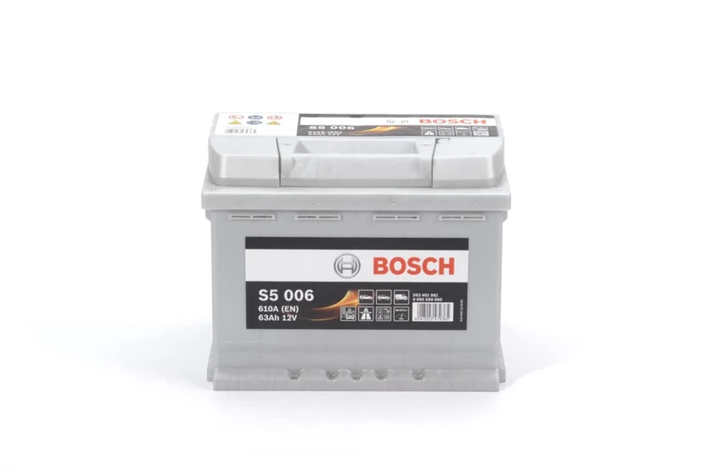 Bosch S5006 - car battery - 63A/h - 610A - lead-acid technology - for vehicles without Start/Stop system