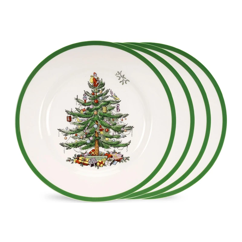 Portmeirion Home & Gifts Spode Salad Plates, Ceramic, Multi-Colour, Set of 4