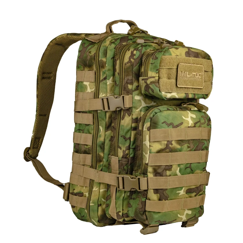 MIL-TEC US Assault Pack Backpack, One Size, Woodland Arid