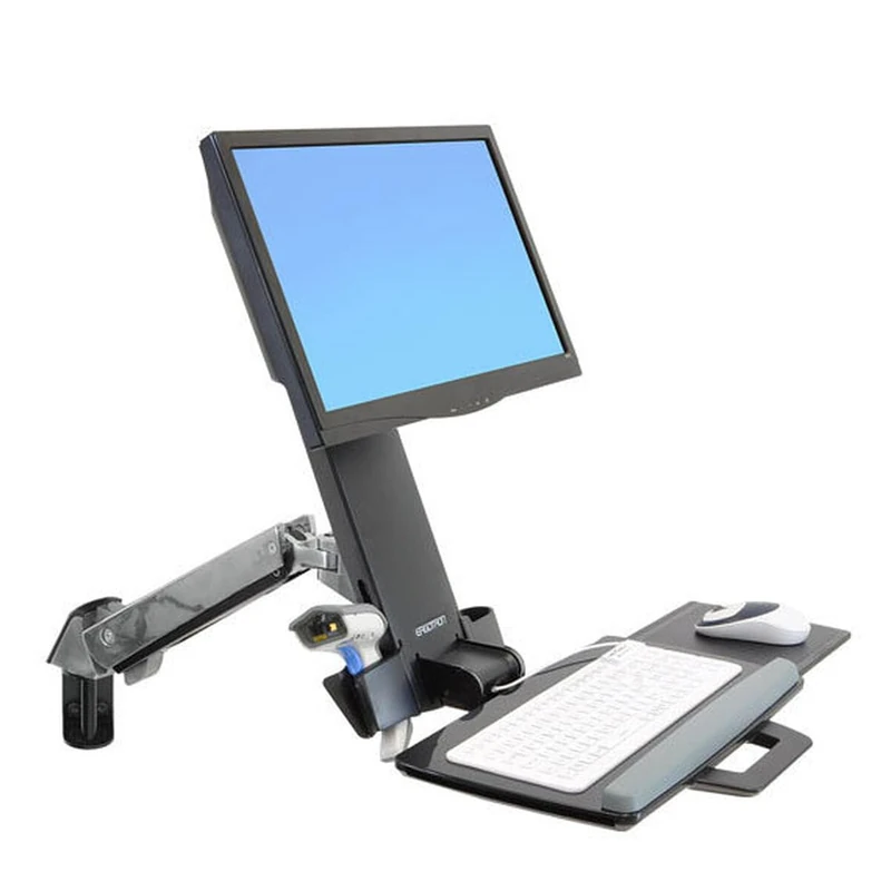 SV SIT STAND COMBO ARM NO WORKSURFACE POLISHED, M481249