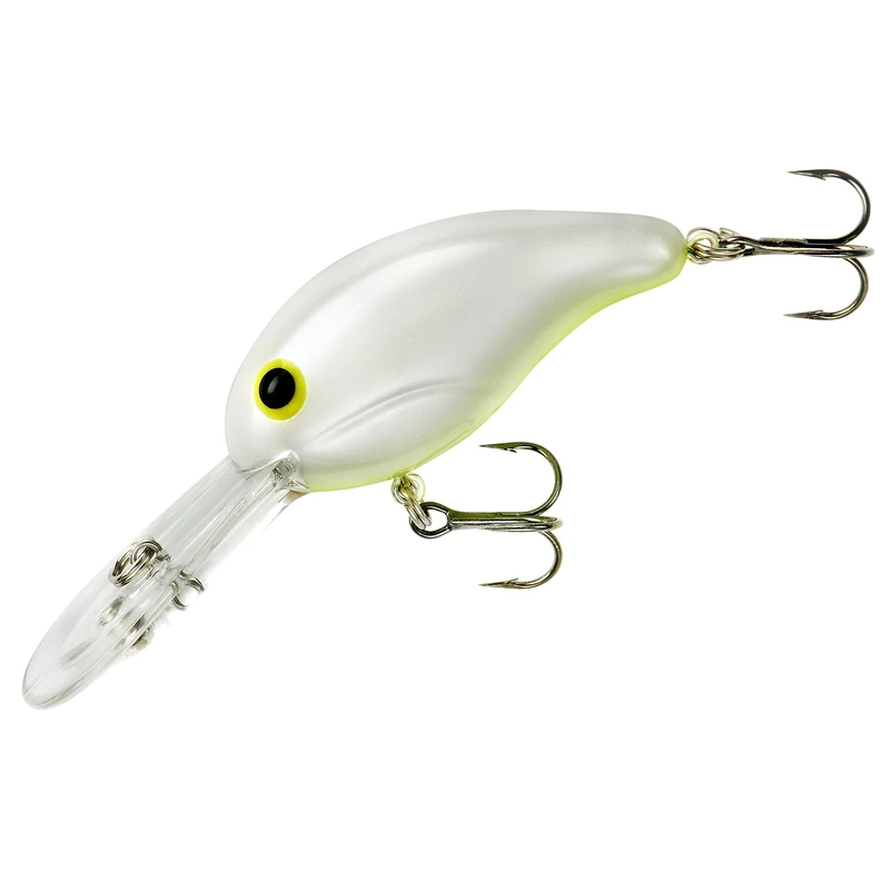 Band-It Series 300 Crankbait Bass Fishing Lures, Fisghing Accessories, Dives to 12-feet Deep, 2", 1/4 oz, Pearl Chartreuse Belly, (BDT388) - Image 1