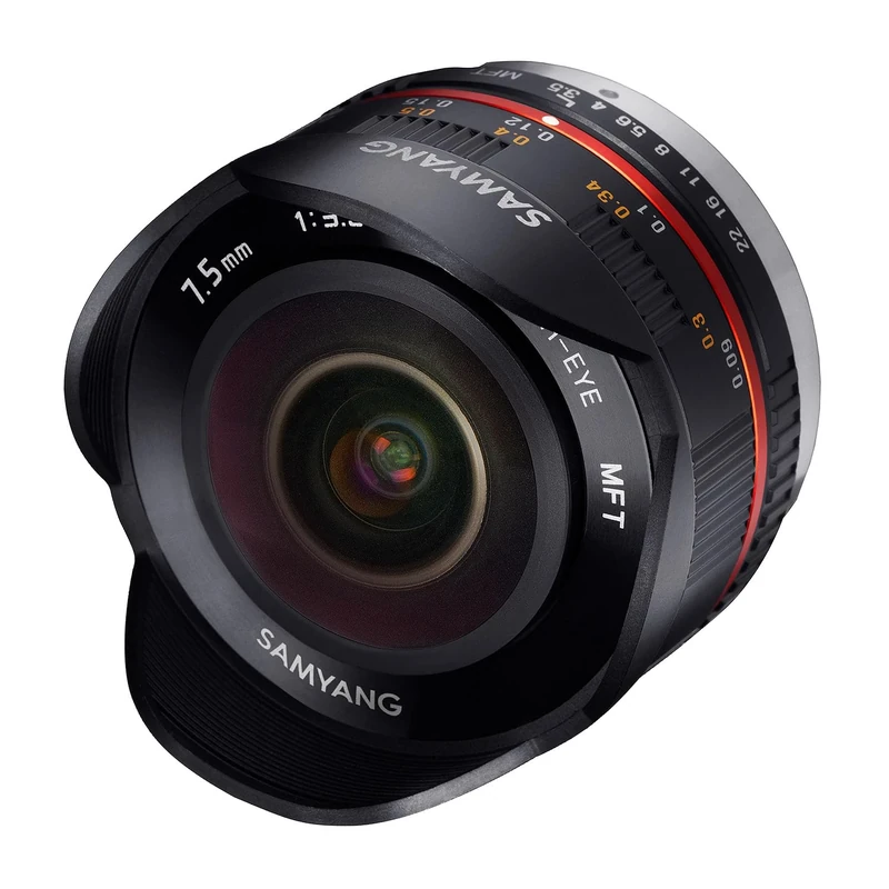 Samyang - Fisheye - 7.5 mm - f/3.5 UMC - for micro 4/3 sensor - Micro Four Thirds - BLACK