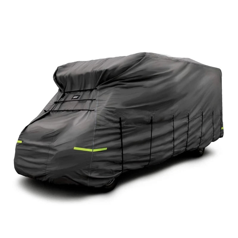 Maypole Motorhome Cover 6.1-6.5M or 20-21ft 4-Ply Breathable Water Resistant, Dark Grey