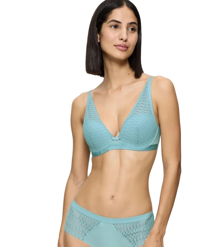Triumph Women's Aura Spotlight T Bra, Silver Blue, 32A