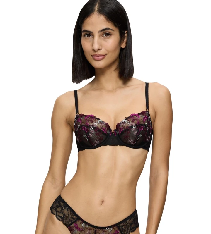 Triumph Women's Sensual Spotlight Bra, Black, 32B - Image 1