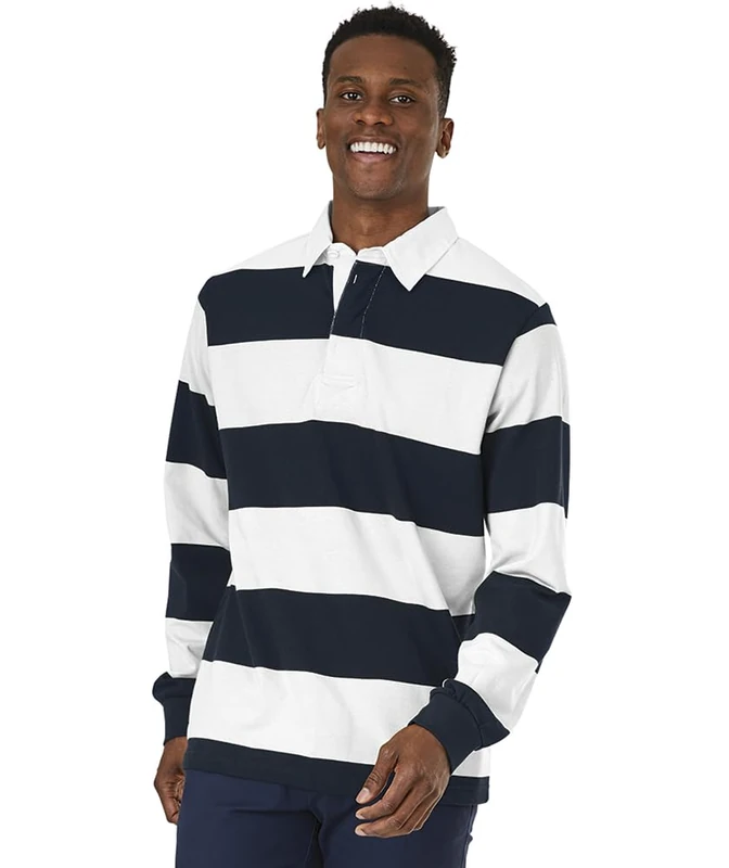 Charles River Apparel Men's Classic Rugby Shirt - Multi - XL
