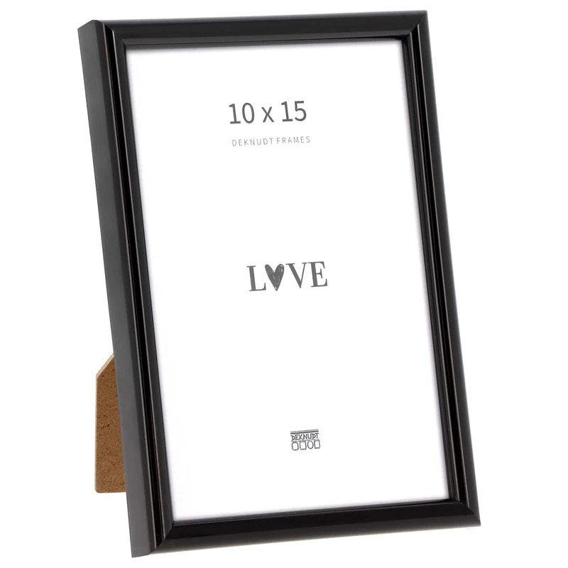 Deknudt Frames Resin Photo Frame Gold, Mat Argenté, 30 x 40 cm