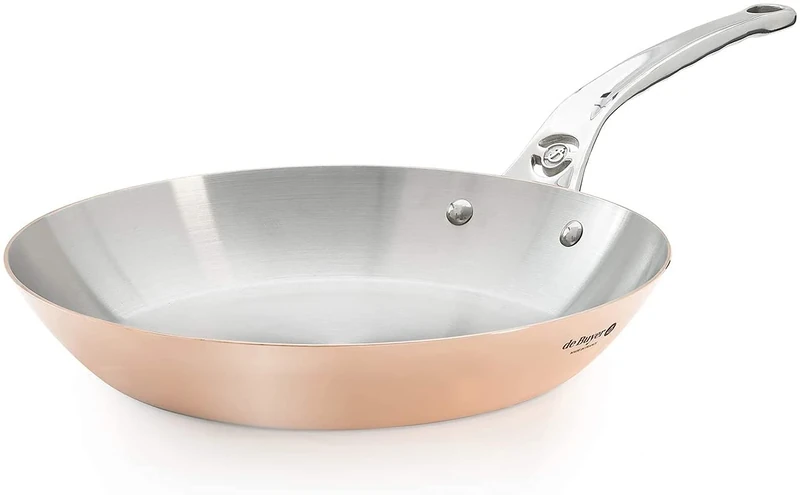 Prima Matera Round Copper Stainless Steel Fry Pan 8-Inch