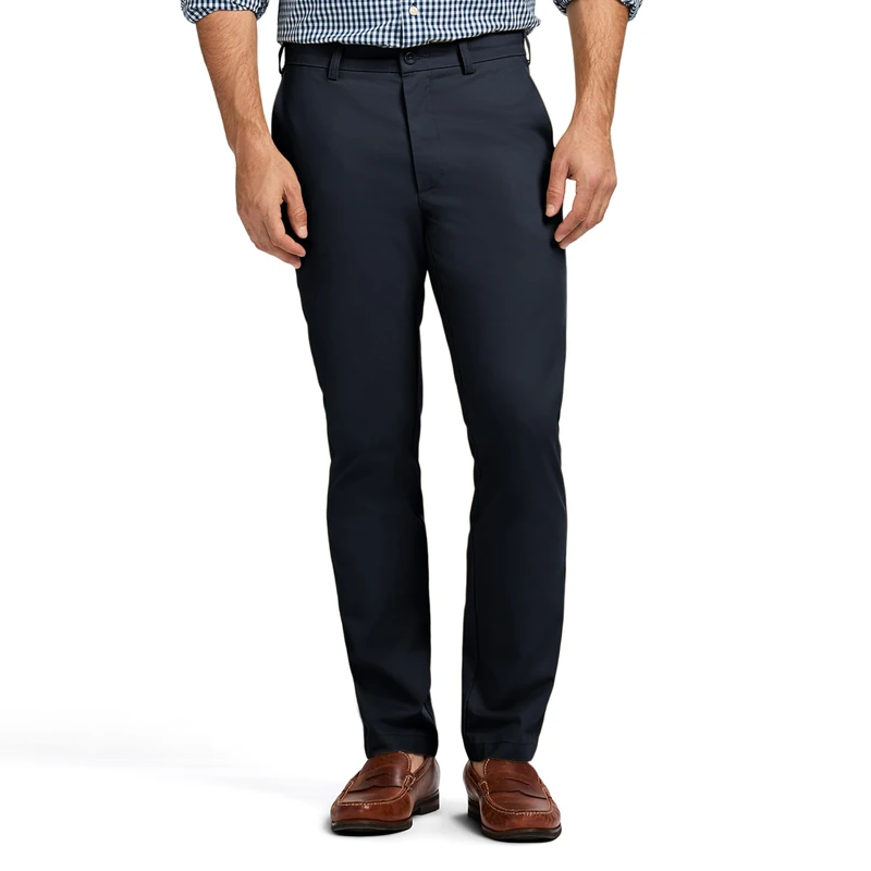 Izod Men's Leisure Pants, Navy, 36W x 32L