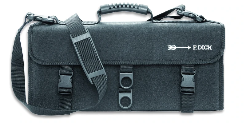 F. DICK 81095010 Knife Bag Without Contents (Empty Bag, with 13 Compartments, Synthetic Fibre Material, Knife Bag, Dimensions 90 x 49 cm)