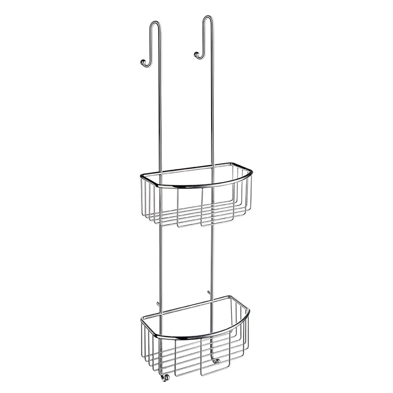 Smedbo DK1041 Sideline Basic Shower Basket, Polished Chrome