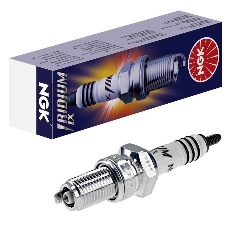 Pack of 4 NGK Motorcycle Spark Plugs NGK No DR8EIX Threaded Top, Per 4