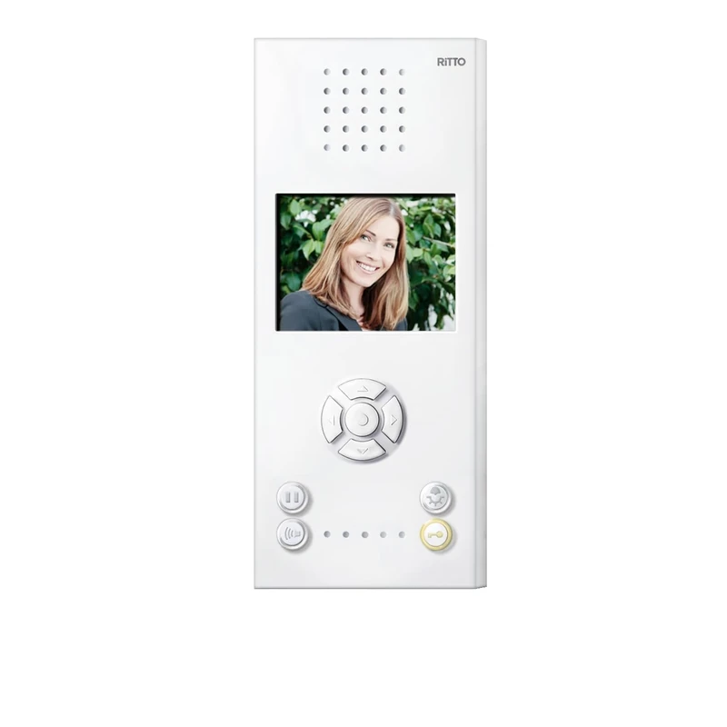 Schneider Electric Ritto RGE1787770 Hands-Free Video Phone with Colour Image Reproduction White - Image 1