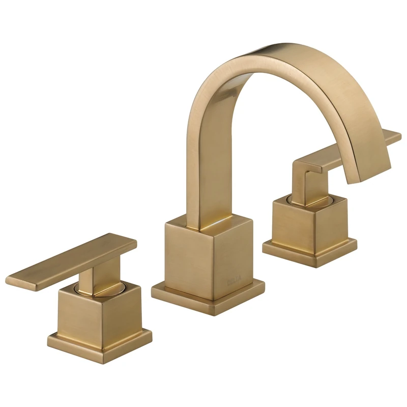 Delta Faucet 3553LF-CZ Vero 2-Handle Widespread Bathroom Faucet, Champagne Bronze, 4.78 x 16.00 x 4.78 inches