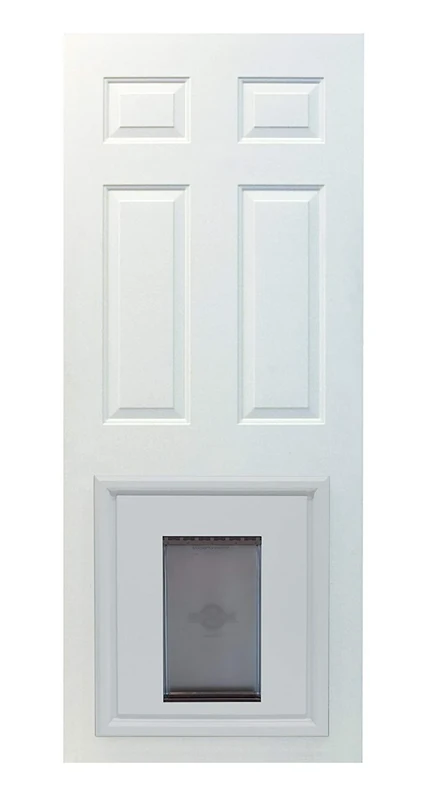 PetSafe Panel Pet Door Insert - Easy Installation, Weatherproof, Customisable - White