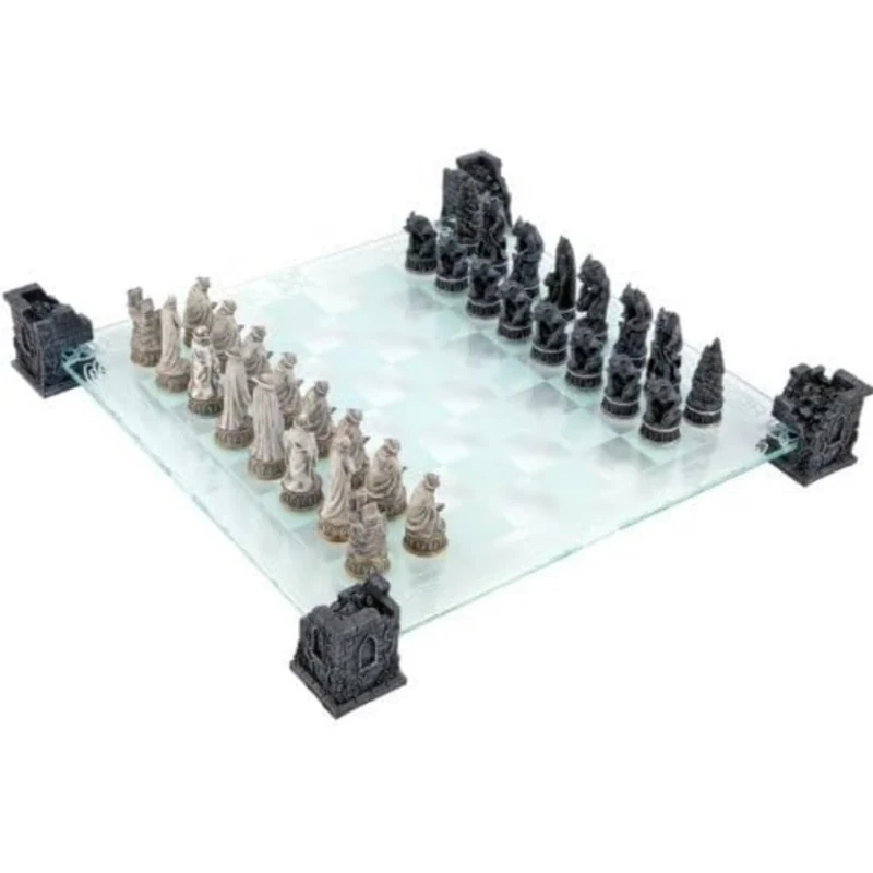 Nemesis Now Vampire & Werewolf Chess Set 44cm Black - Image 1