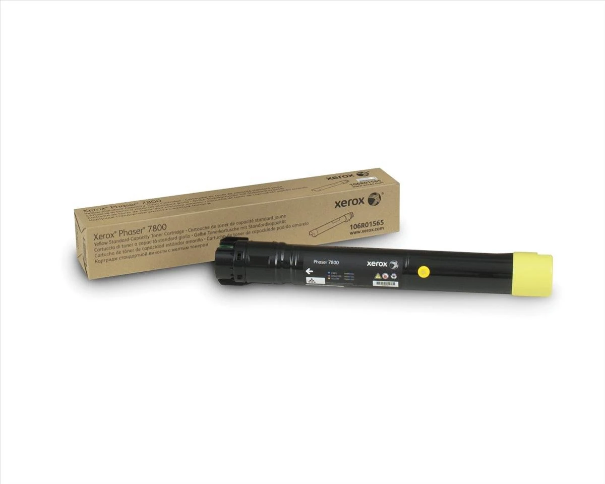Xerox Genuine Phaser 7800 Yellow Standard Capacity Toner Cartridge (6,000 Pages) - 106R01565