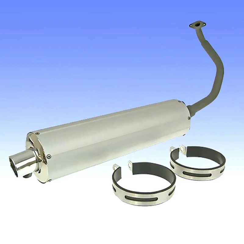 Exhaust Aluminium 125cc, 150ccm GY6 4-Stroke Baotian BT125T-12C1 - Image 1