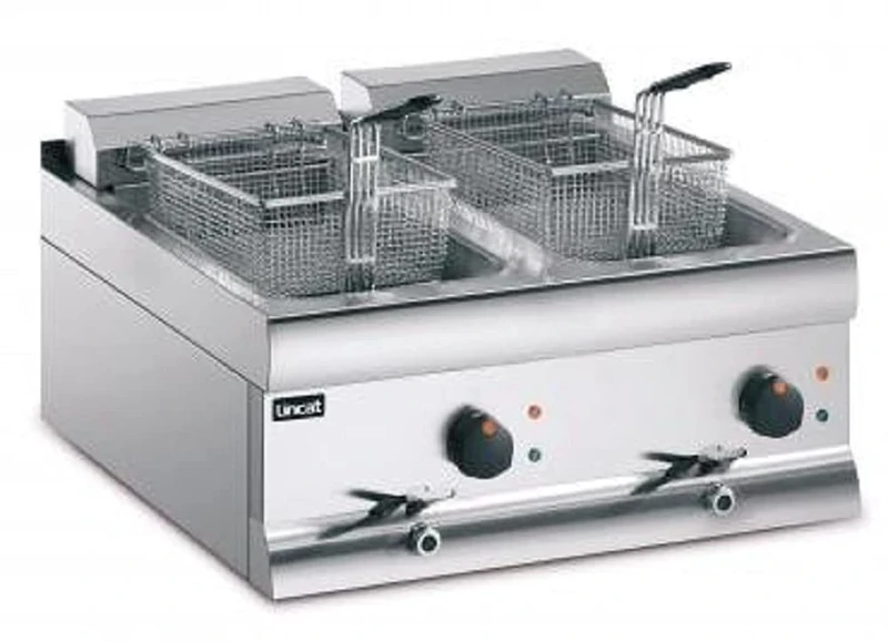 Lincat DF66 SILVERLINK 600 Electric counter top fryer, Twin tank with 2 baskets