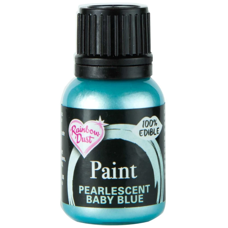 Rainbow Dust Cake Art Paint, Pearlescent Baby Blue - 25ml