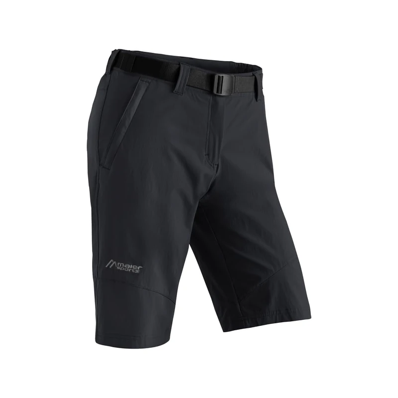 Maier Sports Women's Lawa Functional Bermuda Shorts - Black, Size 38