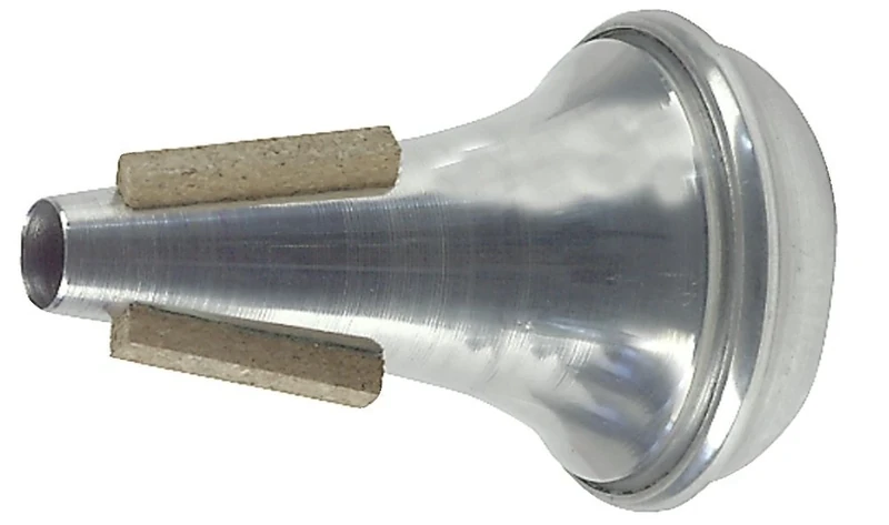 Tom Crown mute straight piccolo trumpet, aluminium body