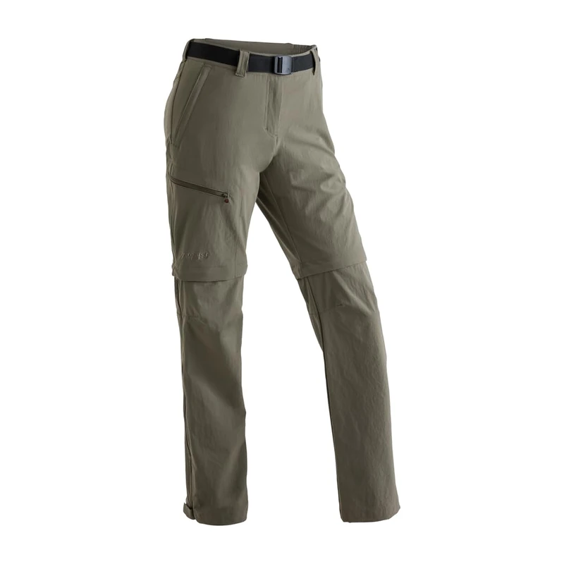 maier sports Women's NATA Functional Outdoor Zip Off Stretch Pants - Teak, X-Large