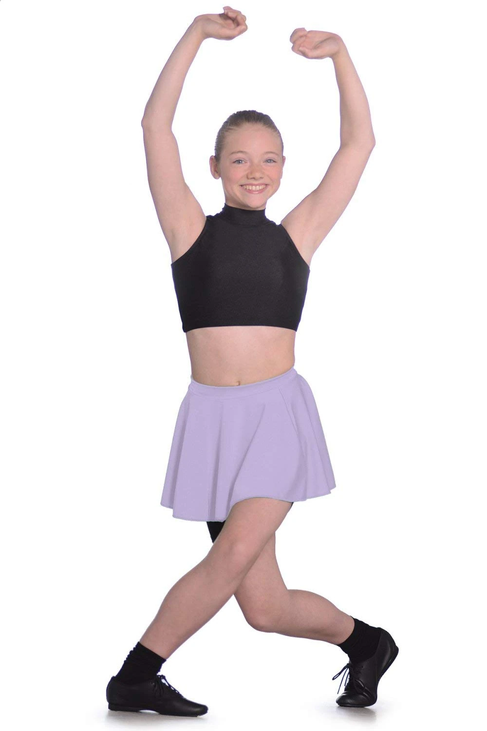 Short Nylon/Lycra Circular Skirt