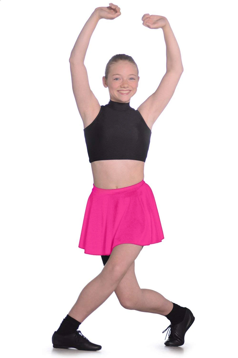 Short Nylon/Lycra Circular Skirt