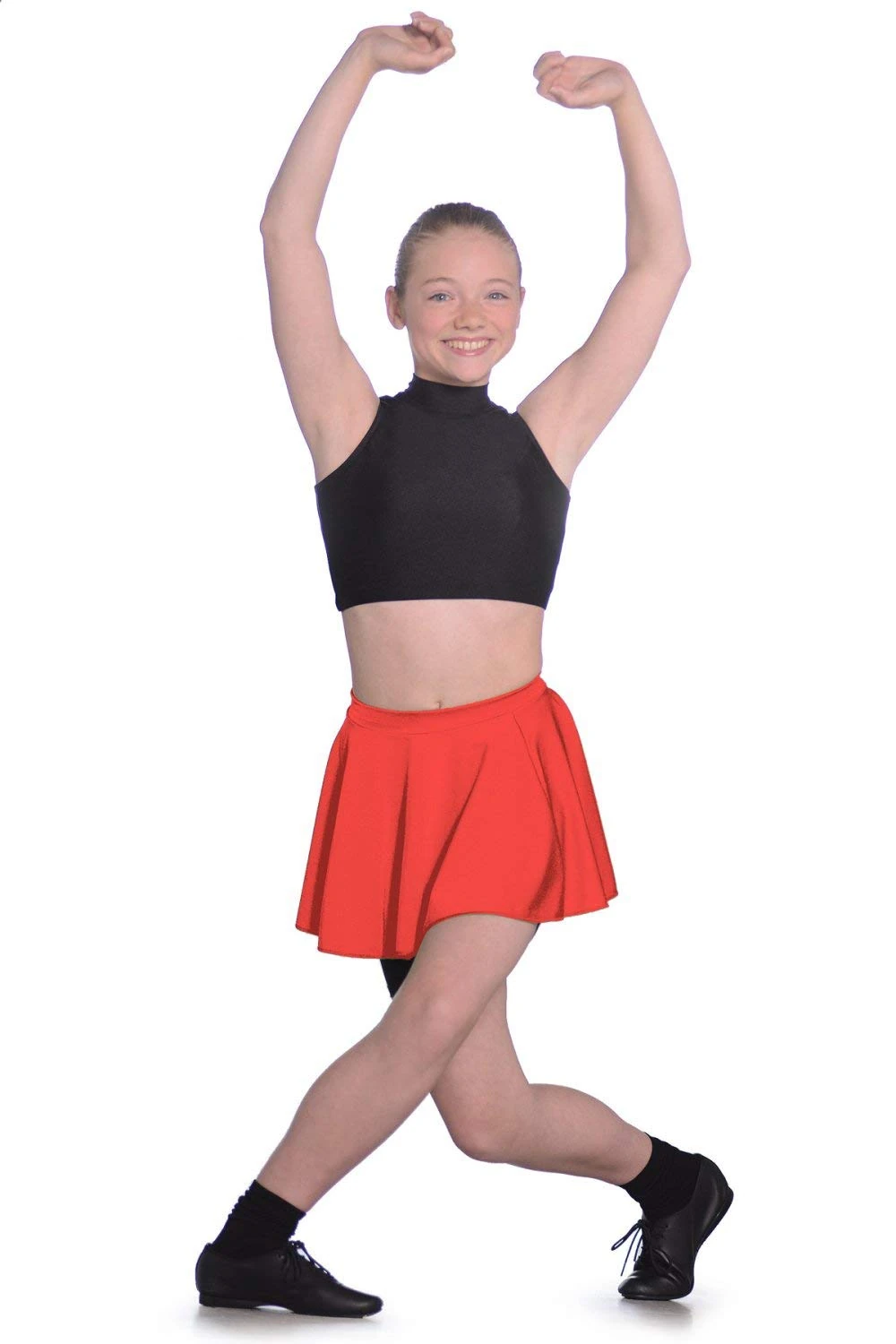 Short Nylon/Lycra Circular Skirt